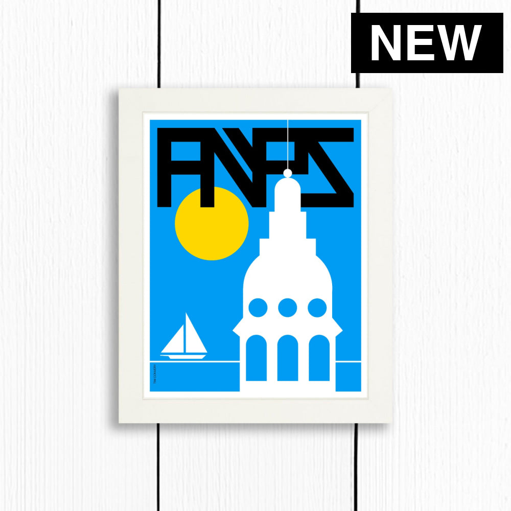 ANNAPOLIS / PRINT COLOR / 8X10 / WHITE Artwork