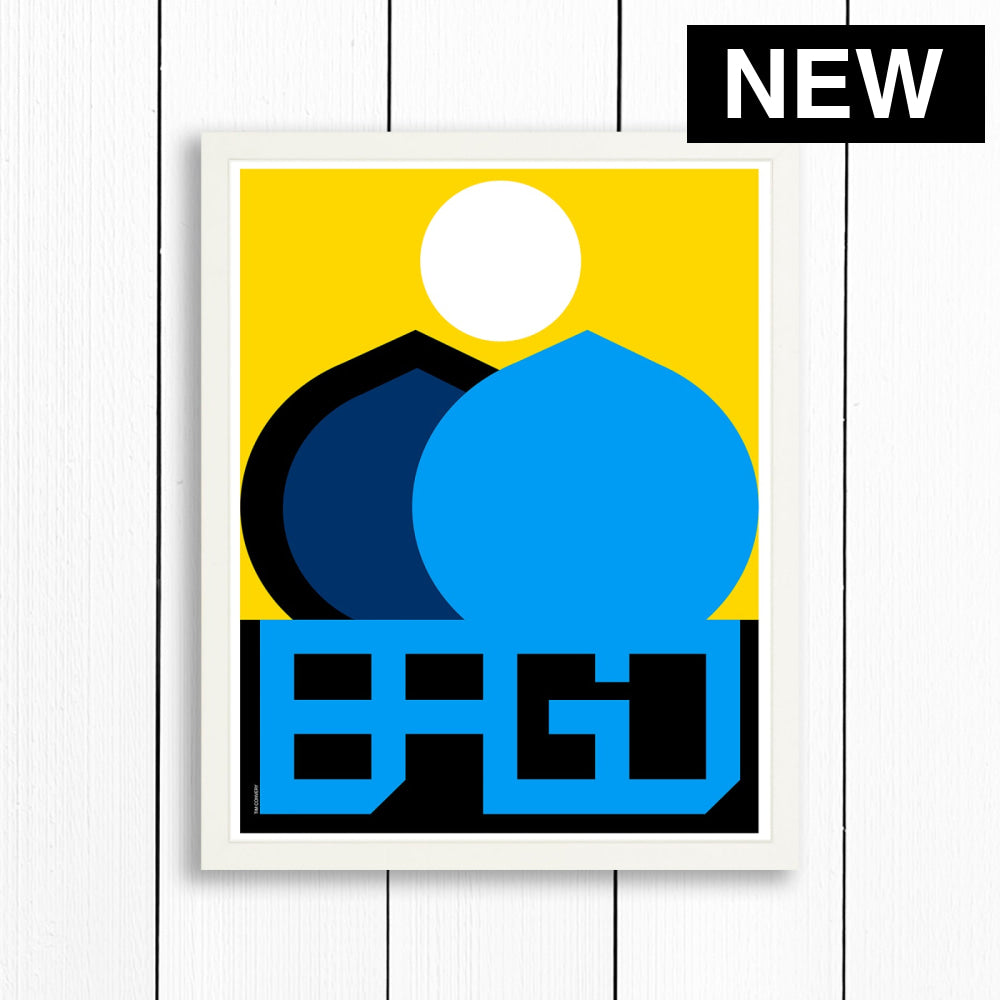 BAGHDAD / PRINT COLOR / 16X20 / WHITE Artwork