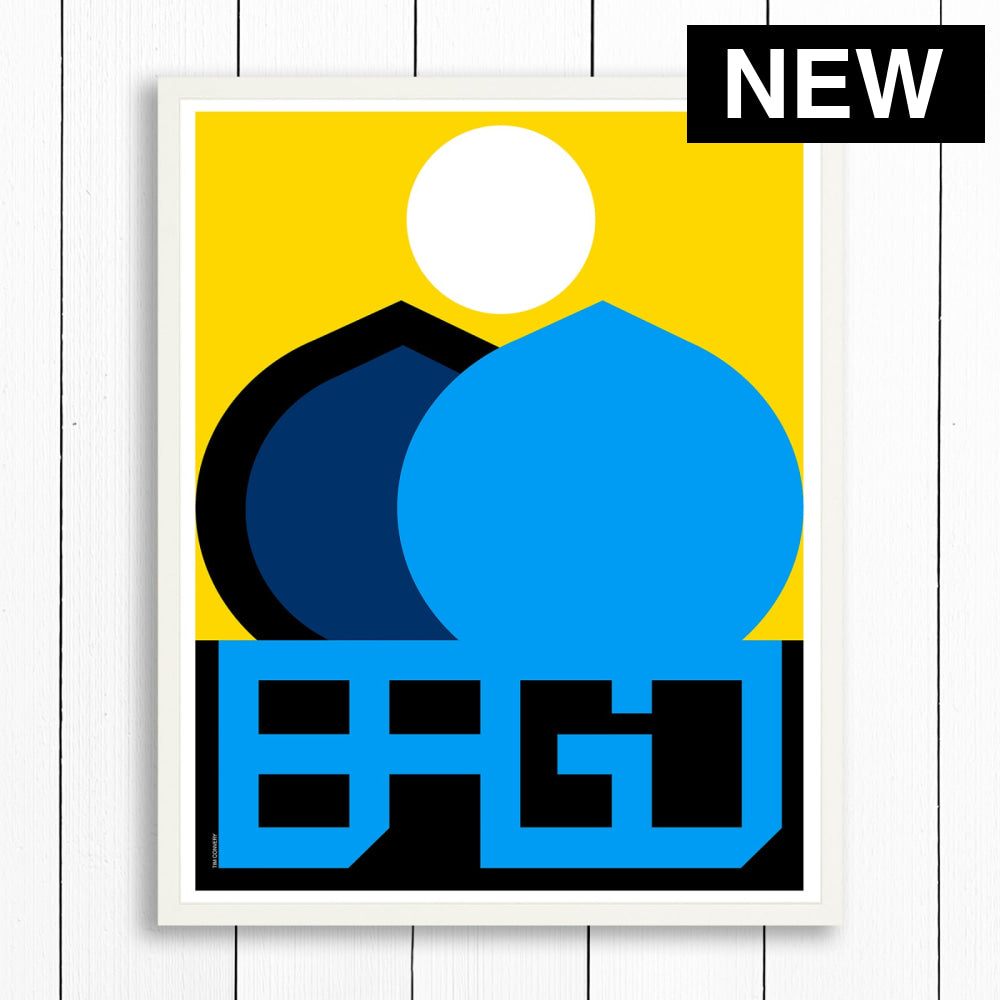 BAGHDAD / PRINT COLOR / 24X30 / WHITE Artwork