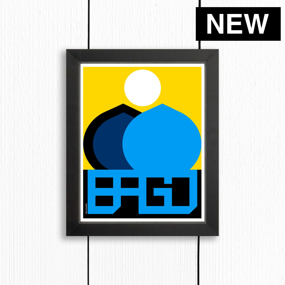 BAGHDAD / PRINT COLOR / 8X10 / BLACK Artwork