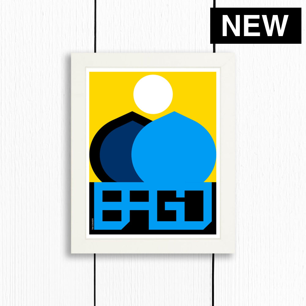 BAGHDAD / PRINT COLOR / 8X10 / WHITE Artwork