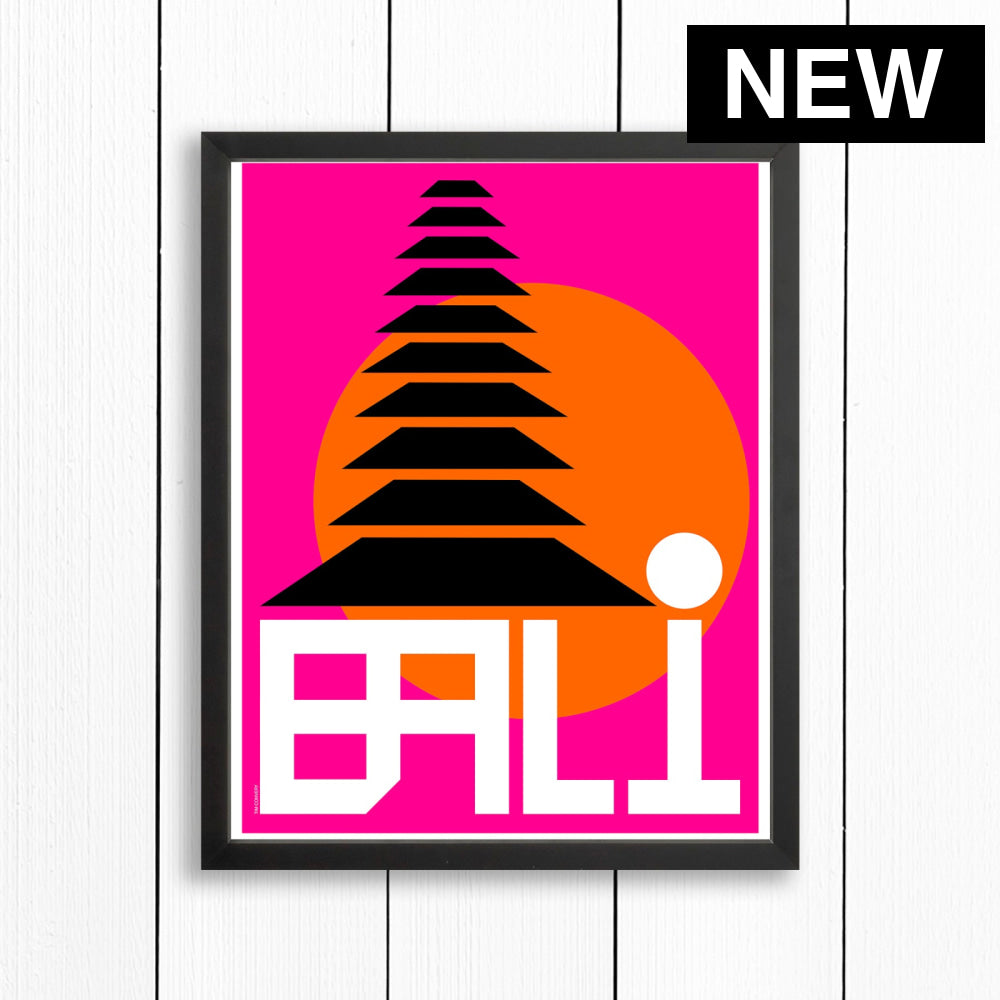 BALI / PRINT COLOR / 16X20 / BLACK Artwork