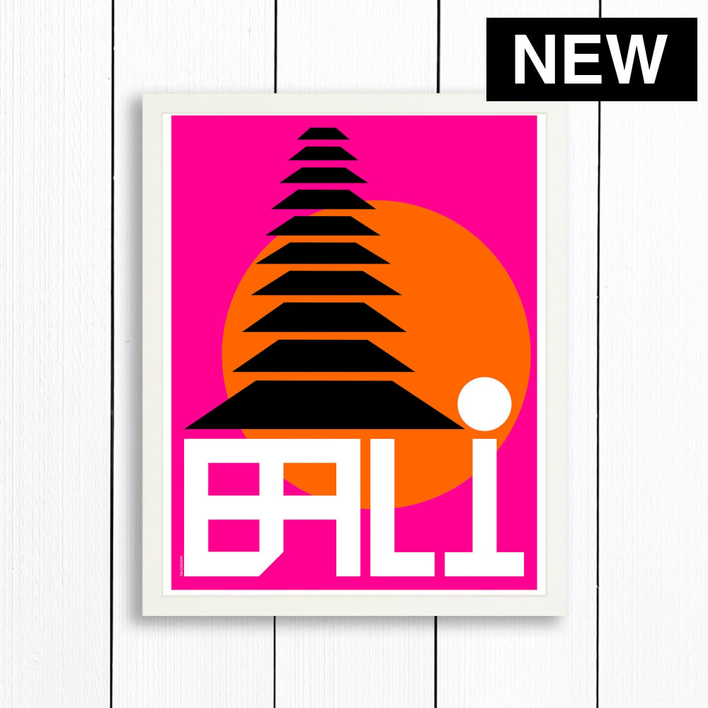 BALI / PRINT COLOR / 16X20 / WHITE Artwork