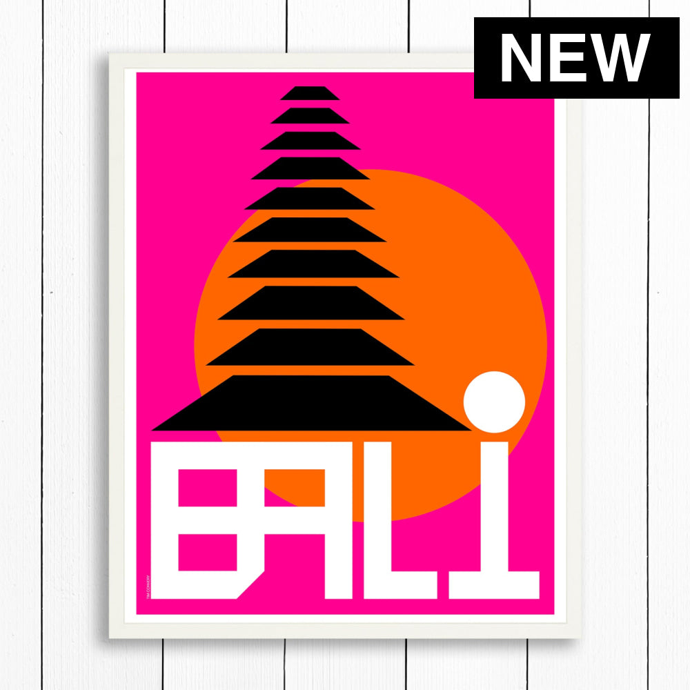 BALI / PRINT COLOR / 24X30 / WHITE Artwork