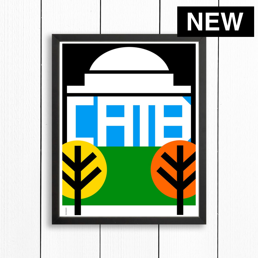 CAMBRIDGE / PRINT COLOR / 16X20 / BLACK Artwork