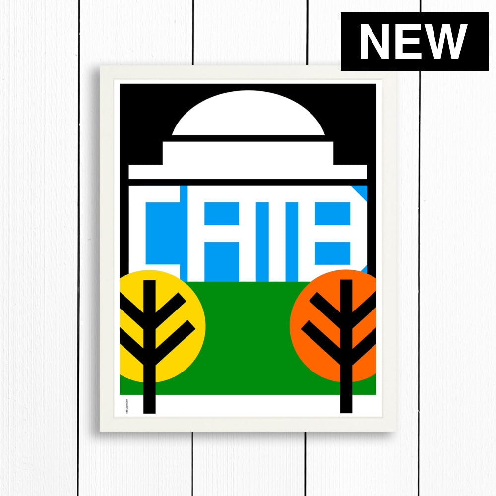 CAMBRIDGE / PRINT COLOR / 16X20 / WHITE Artwork