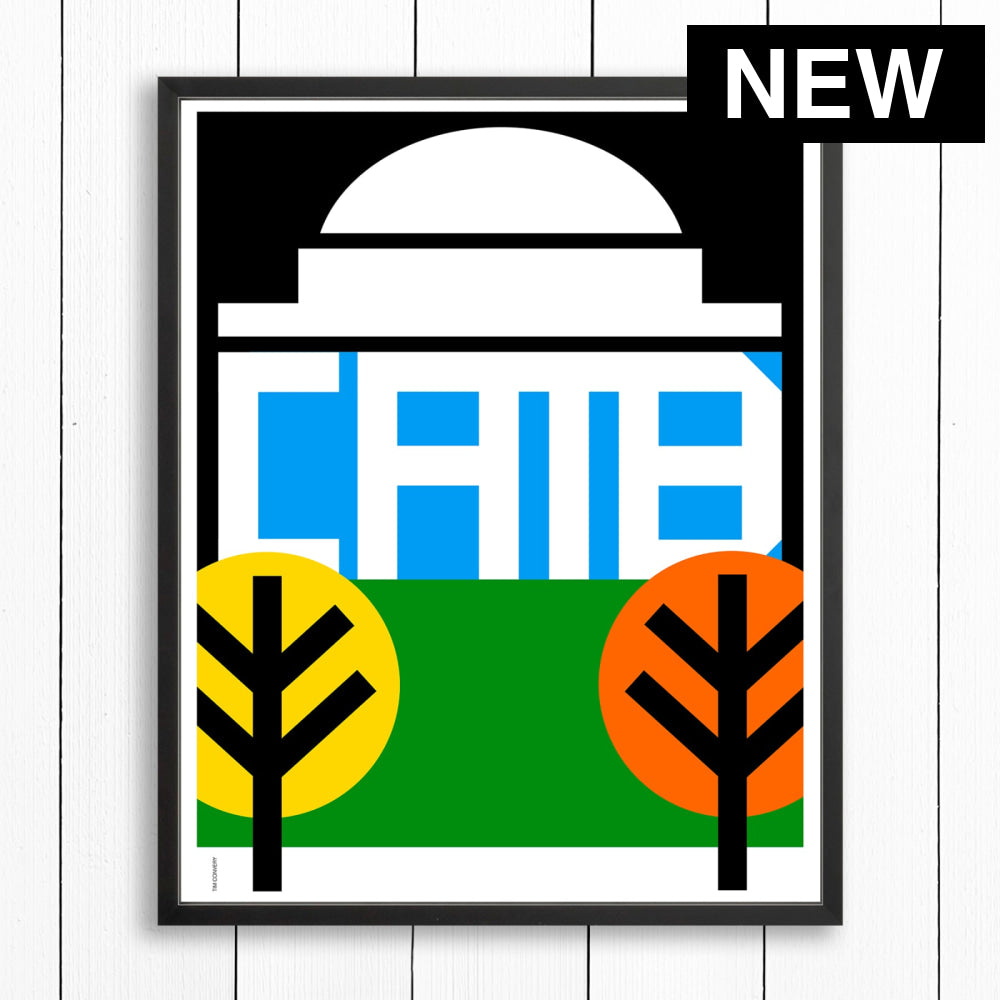 CAMBRIDGE / PRINT COLOR / 24X30 / BLACK Artwork