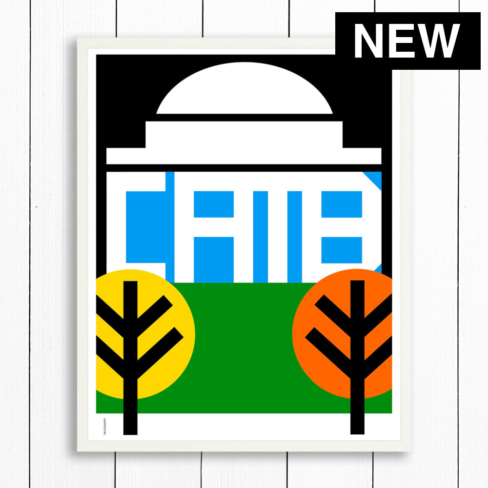 CAMBRIDGE / PRINT COLOR / 24X30 / WHITE Artwork