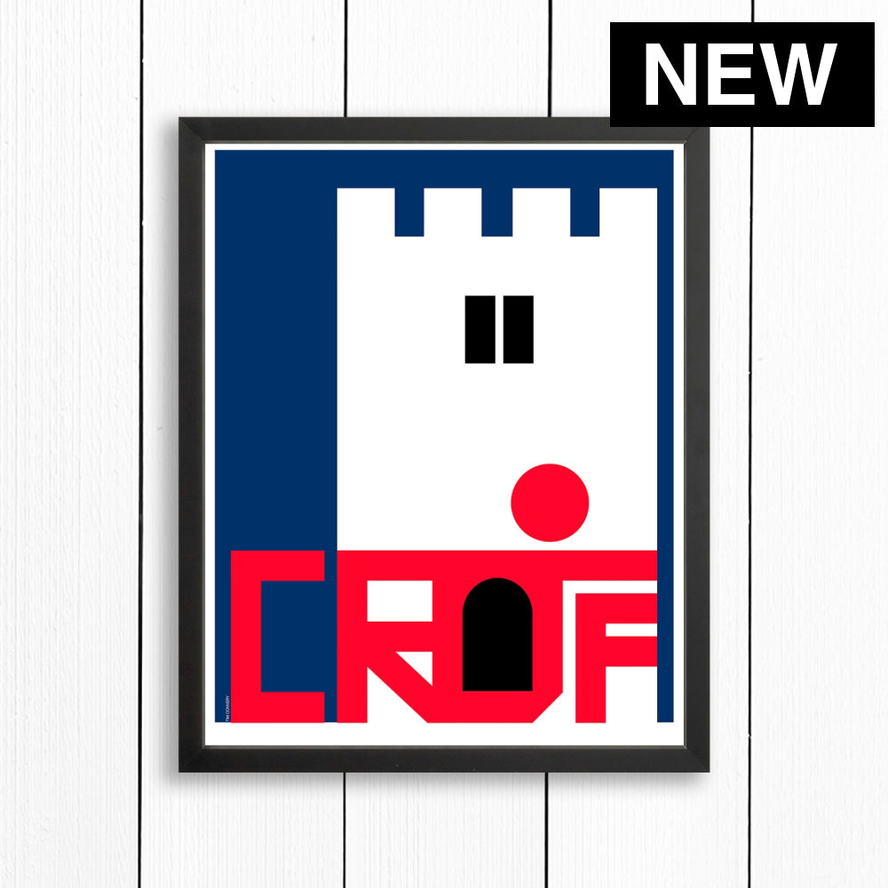 CARDIFF / PRINT COLOR / 16X20 / BLACK Artwork