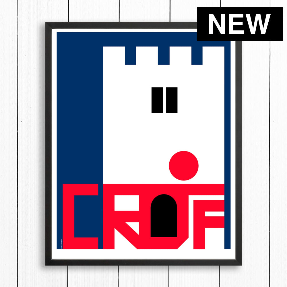 CARDIFF / PRINT COLOR / 24X30 / BLACK Artwork