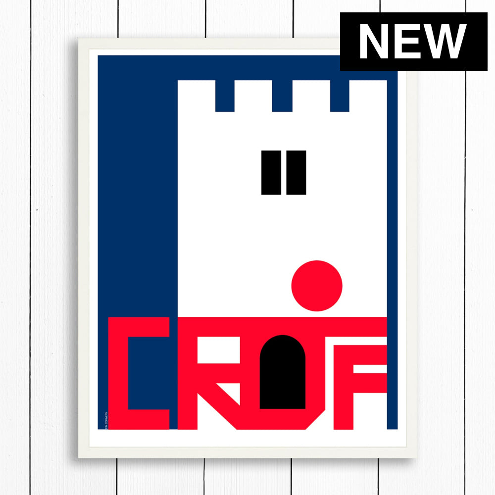 CARDIFF / PRINT COLOR / 24X30 / WHITE Artwork