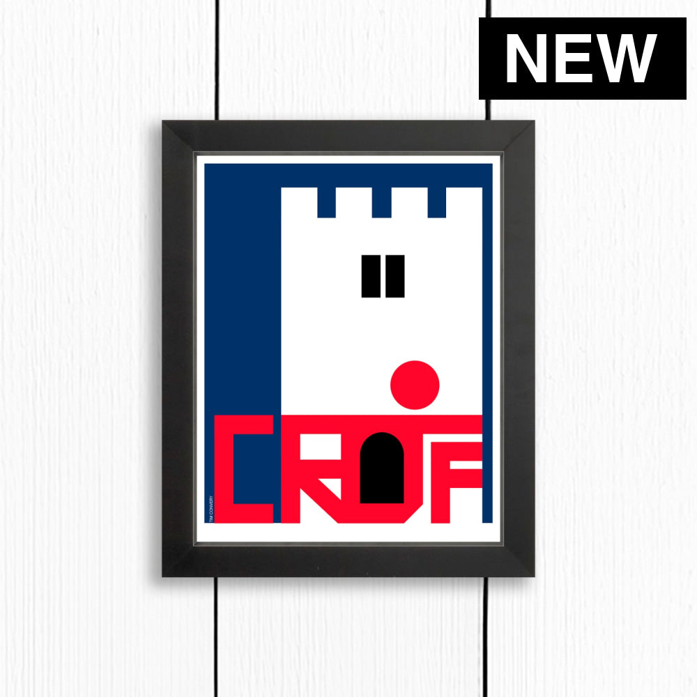 CARDIFF / PRINT COLOR / 8X10 / BLACK Artwork