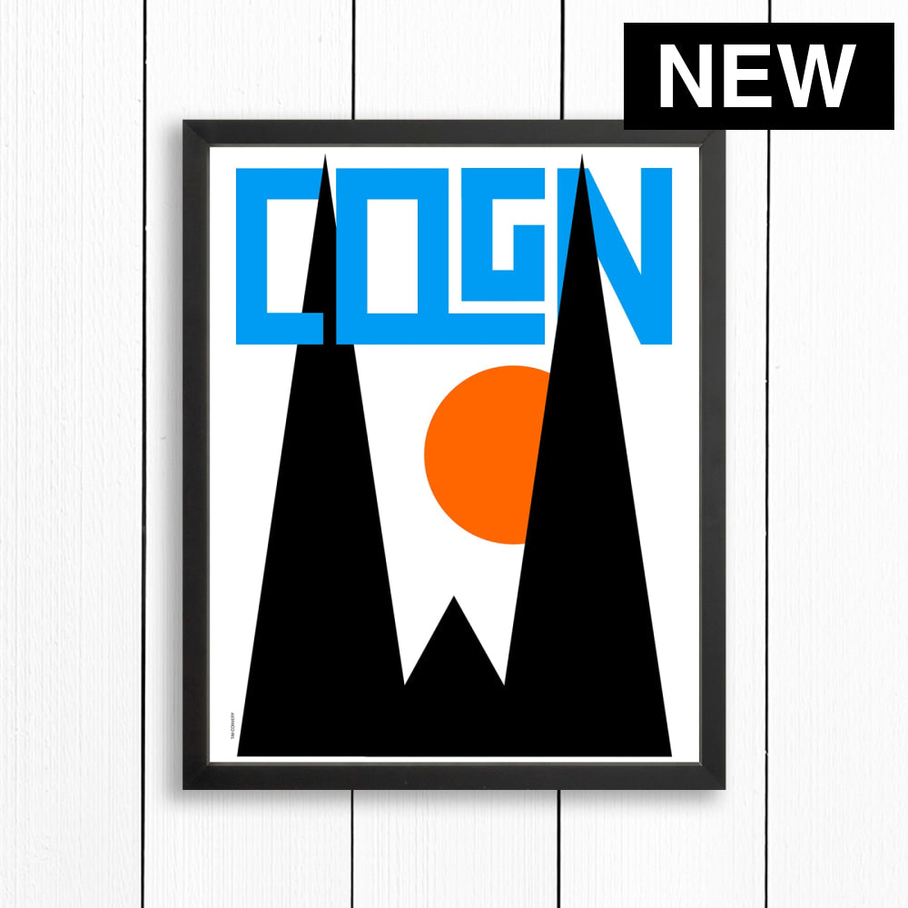 COLOGNE / PRINT COLOR / 16X20 / BLACK Artwork