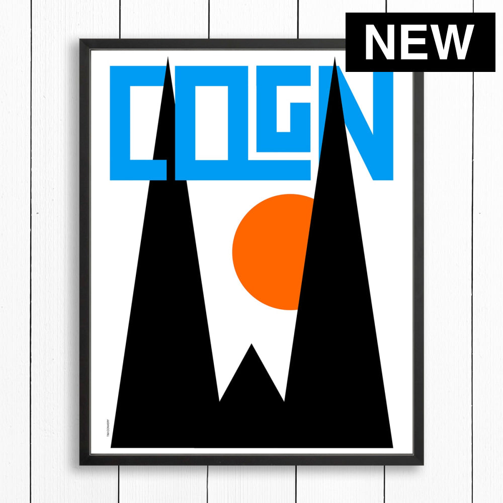 COLOGNE / PRINT COLOR / 24X30 / BLACK Artwork