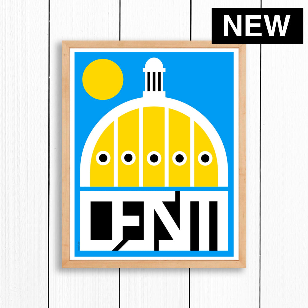 DES MOINES / PRINT COLOR / 16X20 / NATURAL Artwork