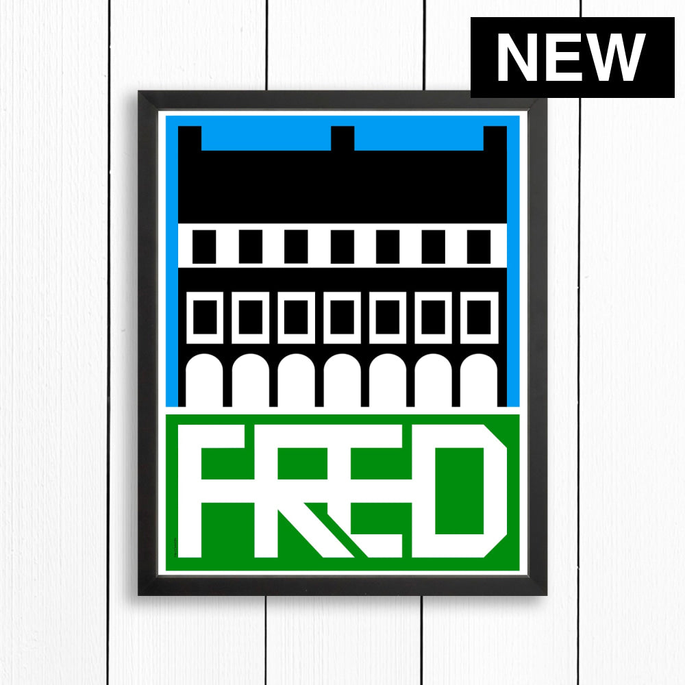 FREDERICTON NB / PRINT COLOR / 16X20 / BLACK Artwork