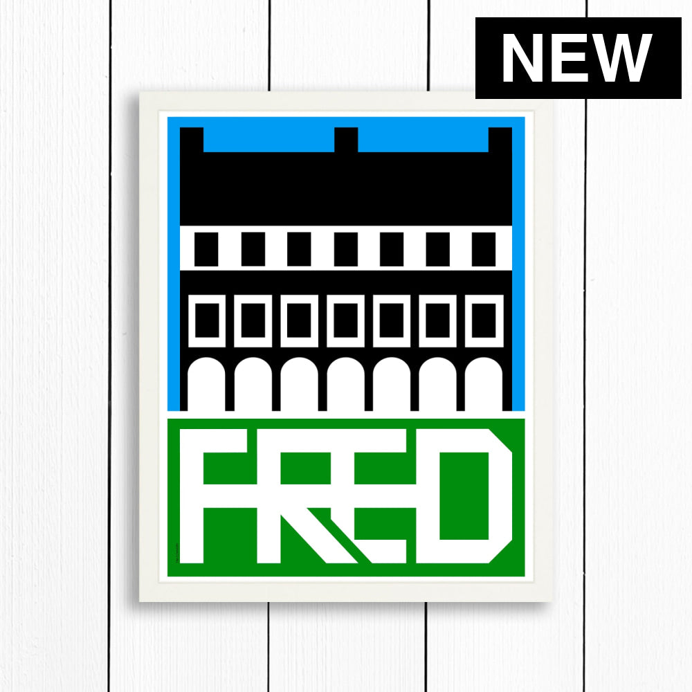 FREDERICTON NB / PRINT COLOR / 16X20 / WHITE Artwork