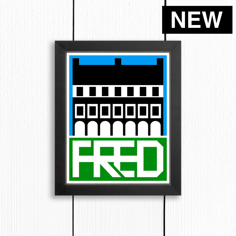 FREDERICTON NB / PRINT COLOR / 8X10 / BLACK Artwork