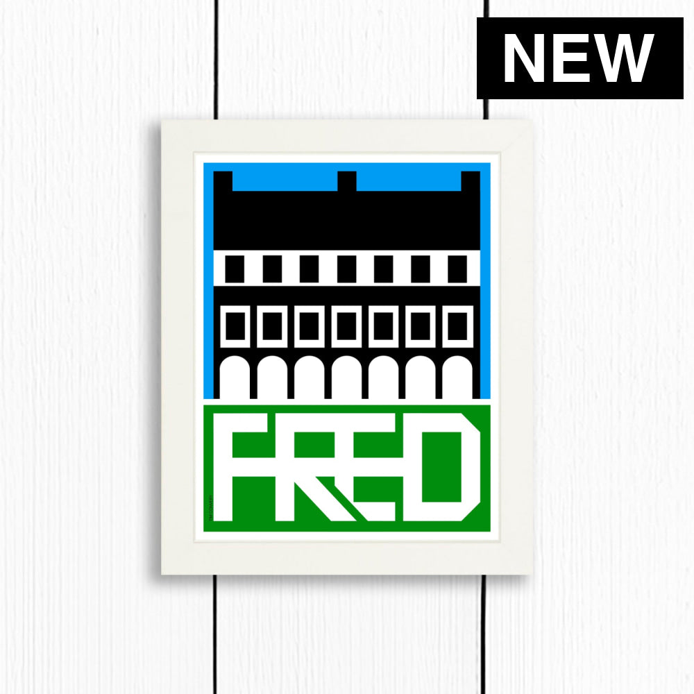 FREDERICTON NB / PRINT COLOR / 8X10 / WHITE Artwork