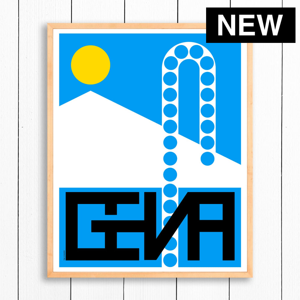 Geneva / Print Color 24X30 Natural Artwork