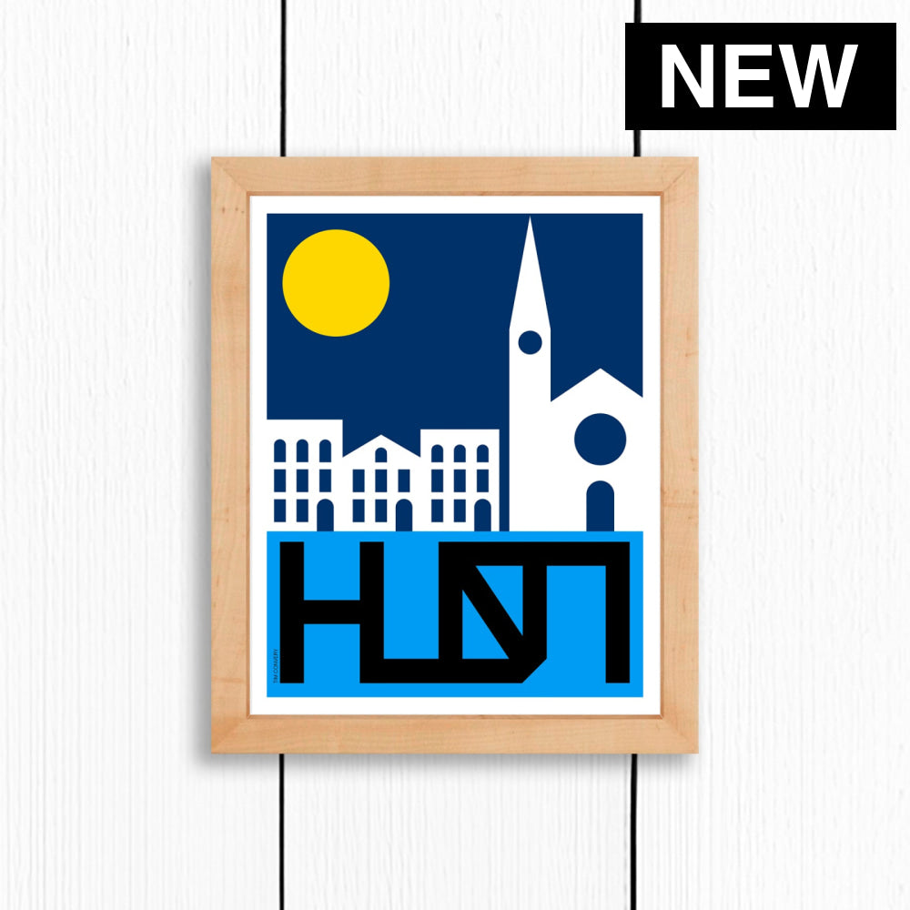 HUDSON NY / PRINT COLOR / 8X10 / NATURAL Artwork