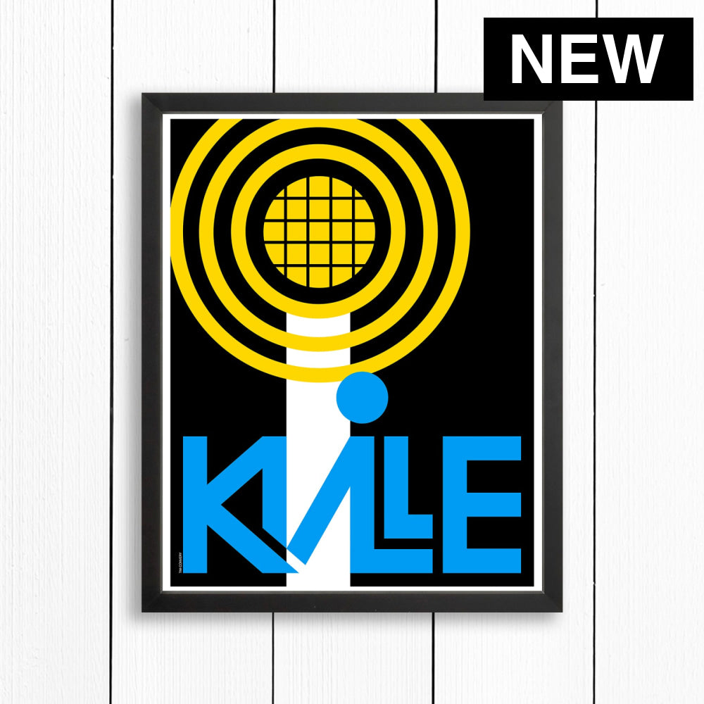 KNOXVILLE TN / PRINT COLOR / 16X20 / BLACK Artwork