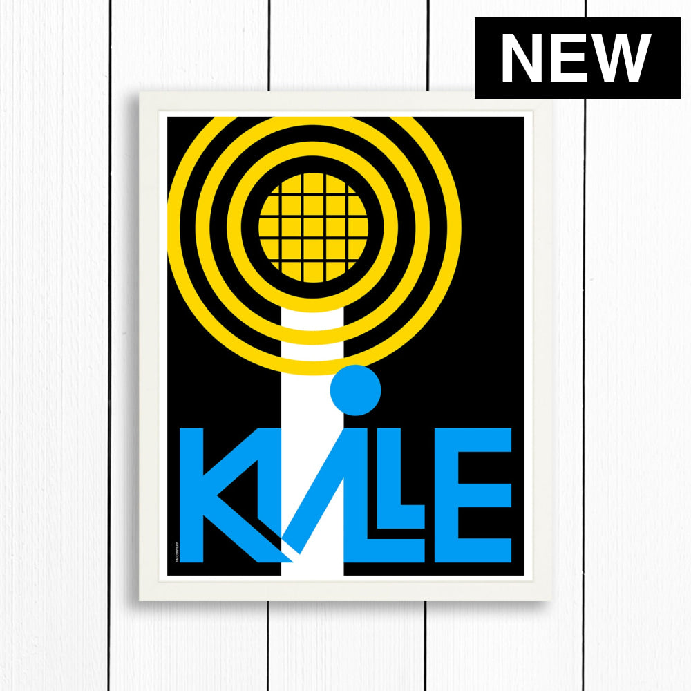 KNOXVILLE TN / PRINT COLOR / 16X20 / WHITE Artwork