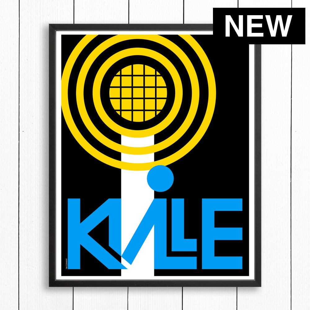 KNOXVILLE TN / PRINT COLOR / 24X30 / BLACK Artwork