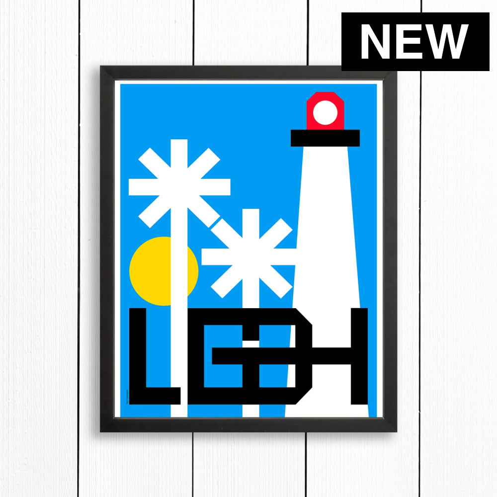 LONG BEACH / PRINT COLOR / 16X20 / BLACK Artwork