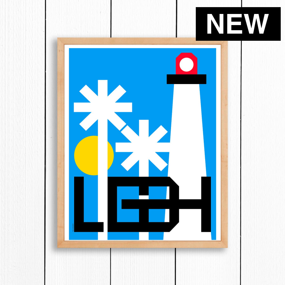 LONG BEACH / PRINT COLOR / 16X20 / NATURAL Artwork