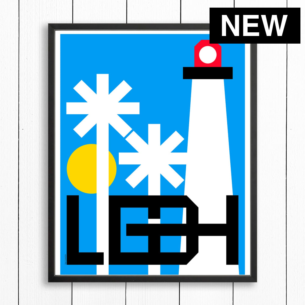 LONG BEACH / PRINT COLOR / 24X30 / BLACK Artwork