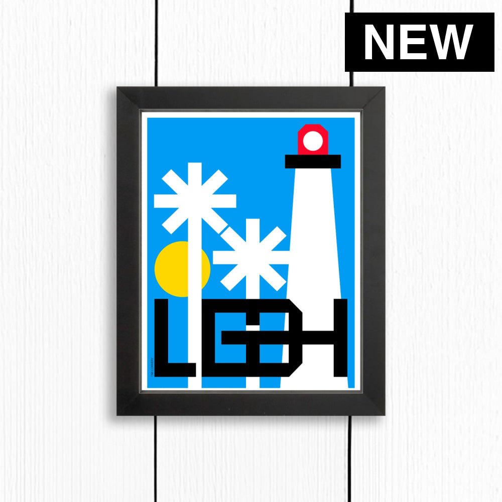 LONG BEACH / PRINT COLOR / 8X10 / BLACK Artwork
