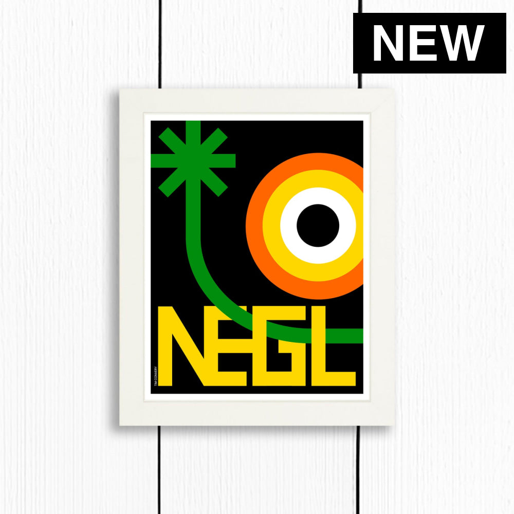 NEGRIL / PRINT COLOR / 8X10 / WHITE Artwork