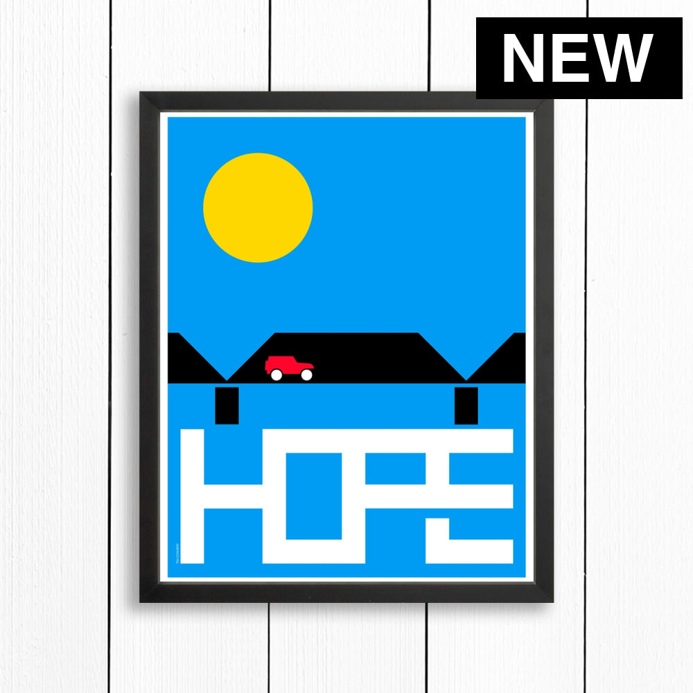 NEW HOPE / PRINT COLOR / 16X20 / BLACK Artwork