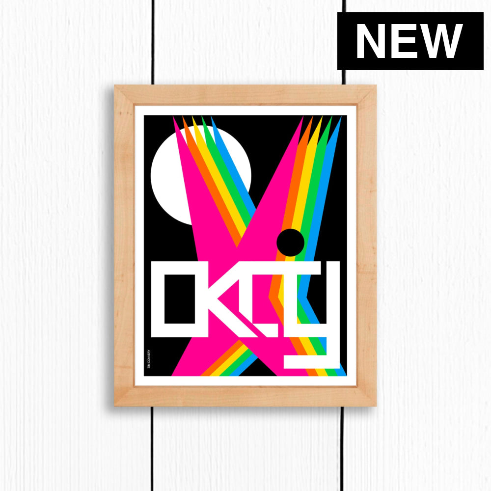 OKLAHOMA CITY / PRINT COLOR / 8X10 / NATURAL Artwork