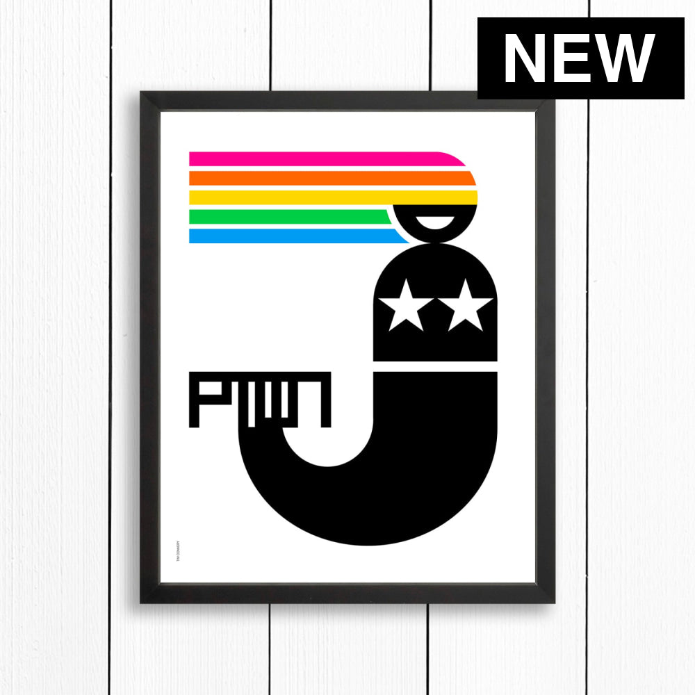 PTOWN / MERMAID RNBW / PRINT - COLOR / 16X20 / BLACK - Artwork