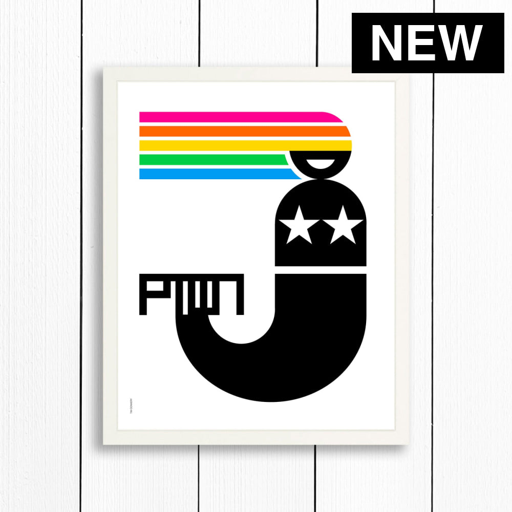 PTOWN / MERMAID RNBW / PRINT - COLOR / 16X20 / WHITE - Artwork