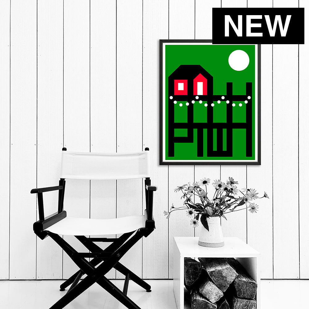 PTOWN / WHARF HOLIDAY GREEN / PRINT Artwork