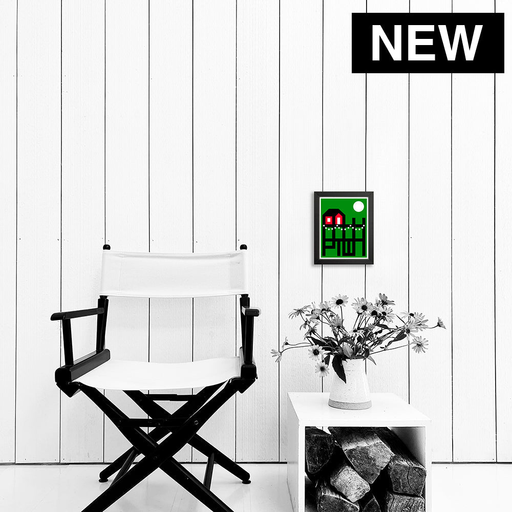 PTOWN / WHARF HOLIDAY GREEN / PRINT Artwork