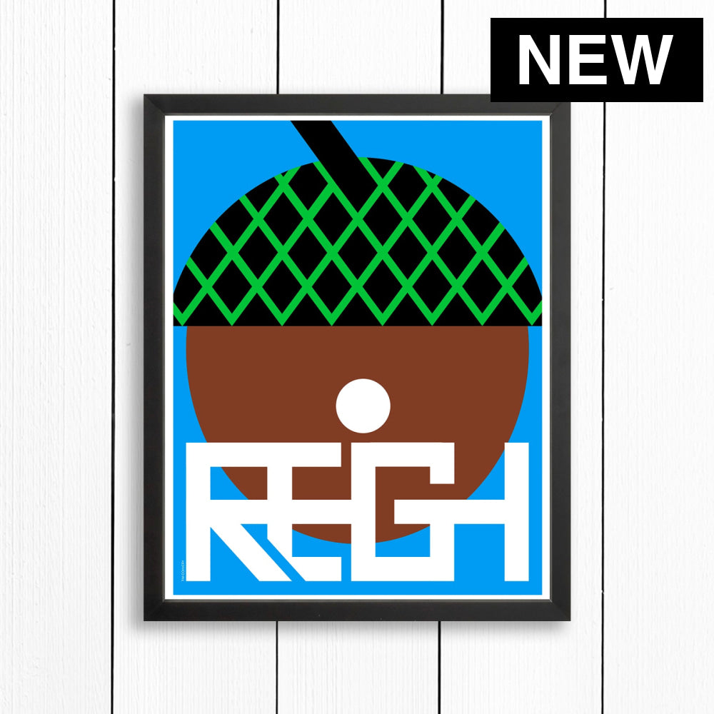 RALEIGH / PRINT COLOR / 16X20 / BLACK Artwork