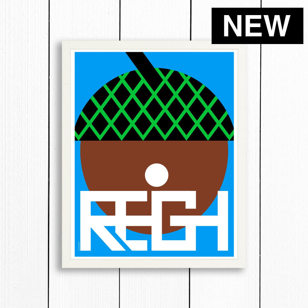 RALEIGH / PRINT COLOR / 16X20 / WHITE Artwork