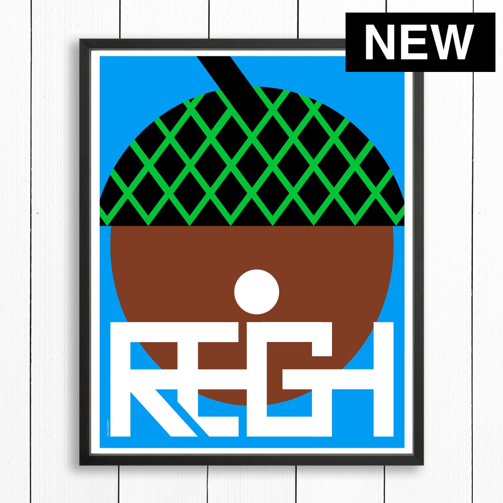 RALEIGH / PRINT COLOR / 24X30 / BLACK Artwork