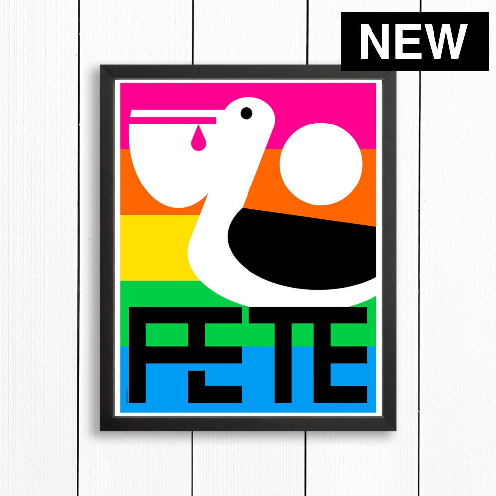 ST. PETE RNBW / PRINT - COLOR / 16X20 / BLACK - Artwork