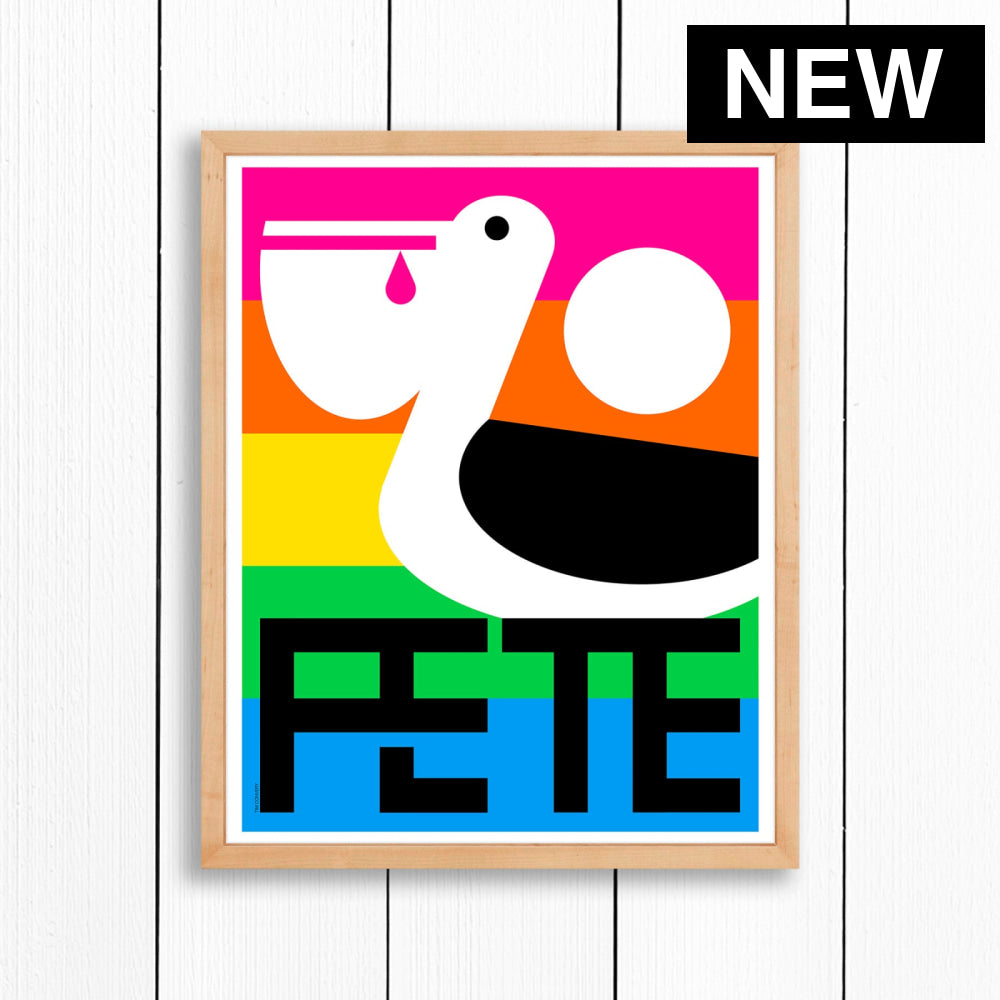 ST. PETE RNBW / PRINT - COLOR / 16X20 / NATURAL - Artwork