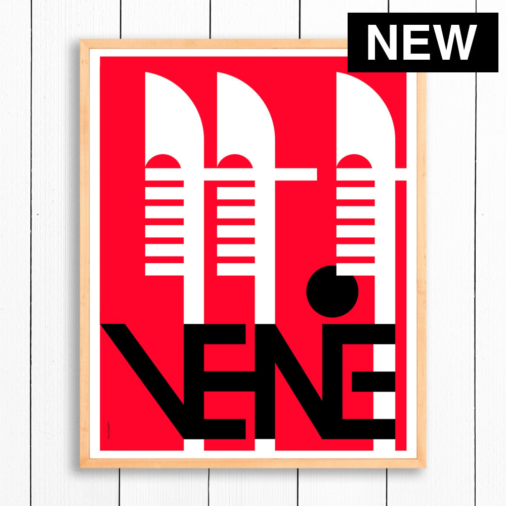 VENICE / PRINT COLOR / 24X30 / NATURAL Artwork