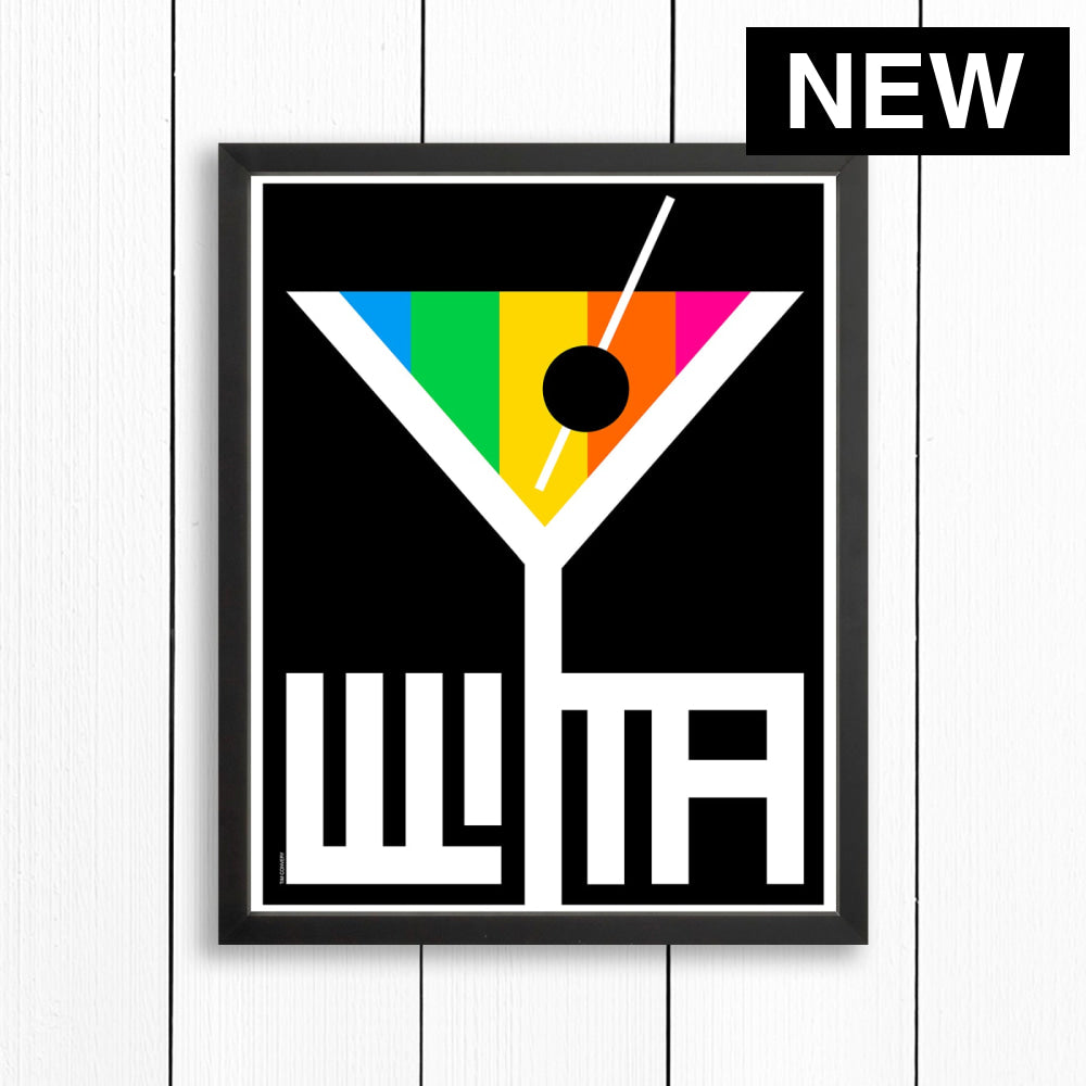 WILTON MANORS / PRINT COLOR / 16X20 / BLACK Artwork