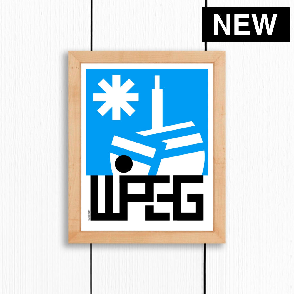 WINNIPEG MB / PRINT COLOR / 8X10 / NATURAL Artwork