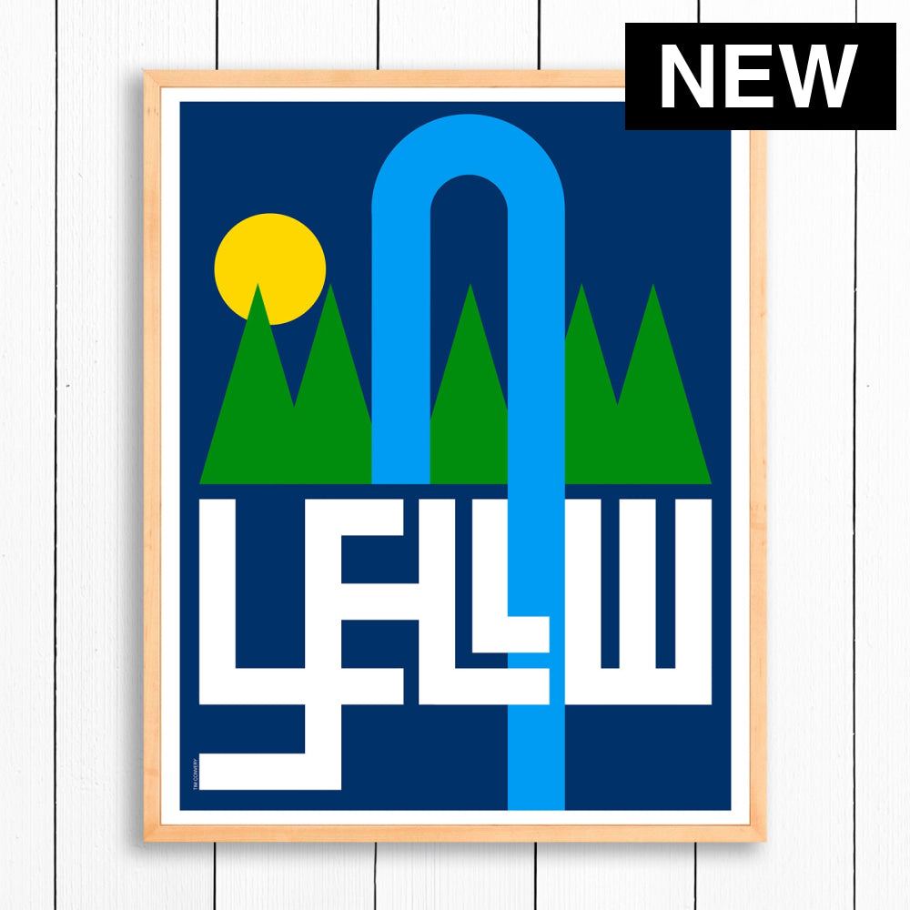 YELLOWSTONE / PRINT COLOR / 24X30 / NATURAL Artwork