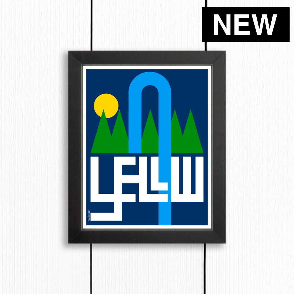 YELLOWSTONE / PRINT COLOR / 8X10 / BLACK Artwork