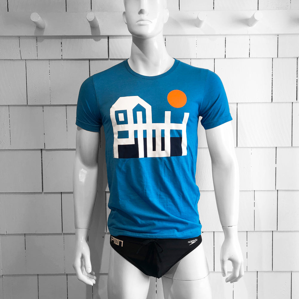 Ptown / Wharf Tee Neon Blue Xs T-Shirt